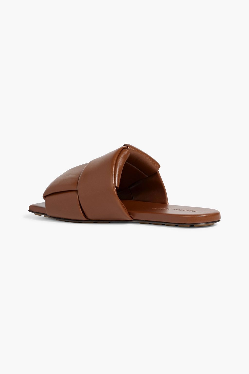 BOTTEGA VENETA Patch intrecciato padded leather slides