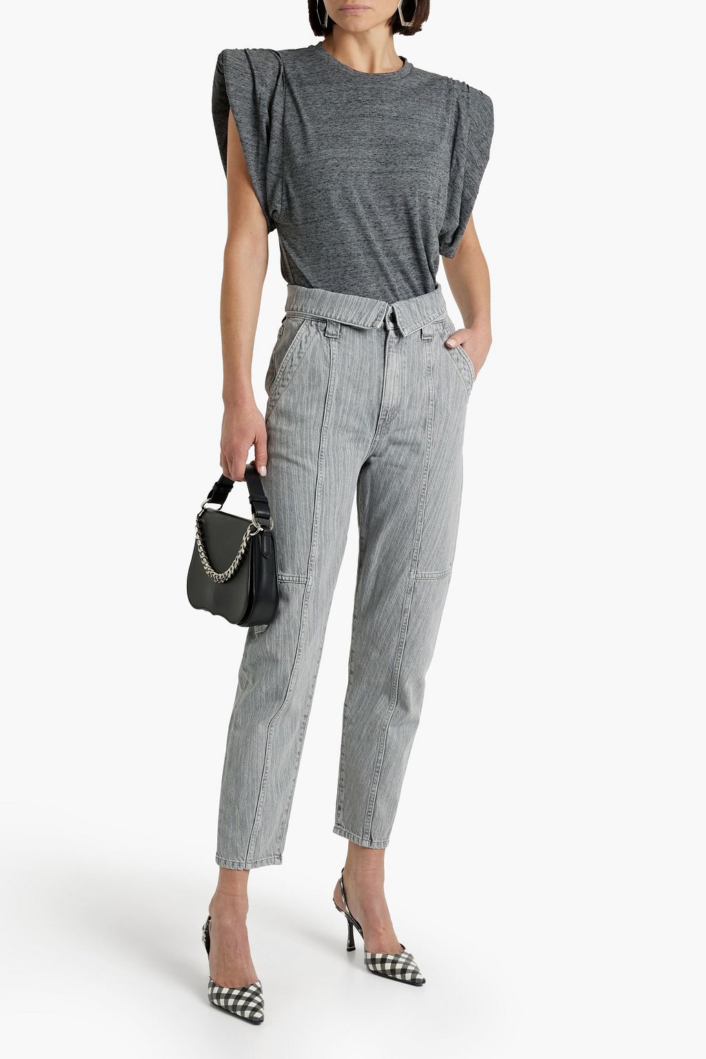 IRO Gotame mélange jersey T-shirt