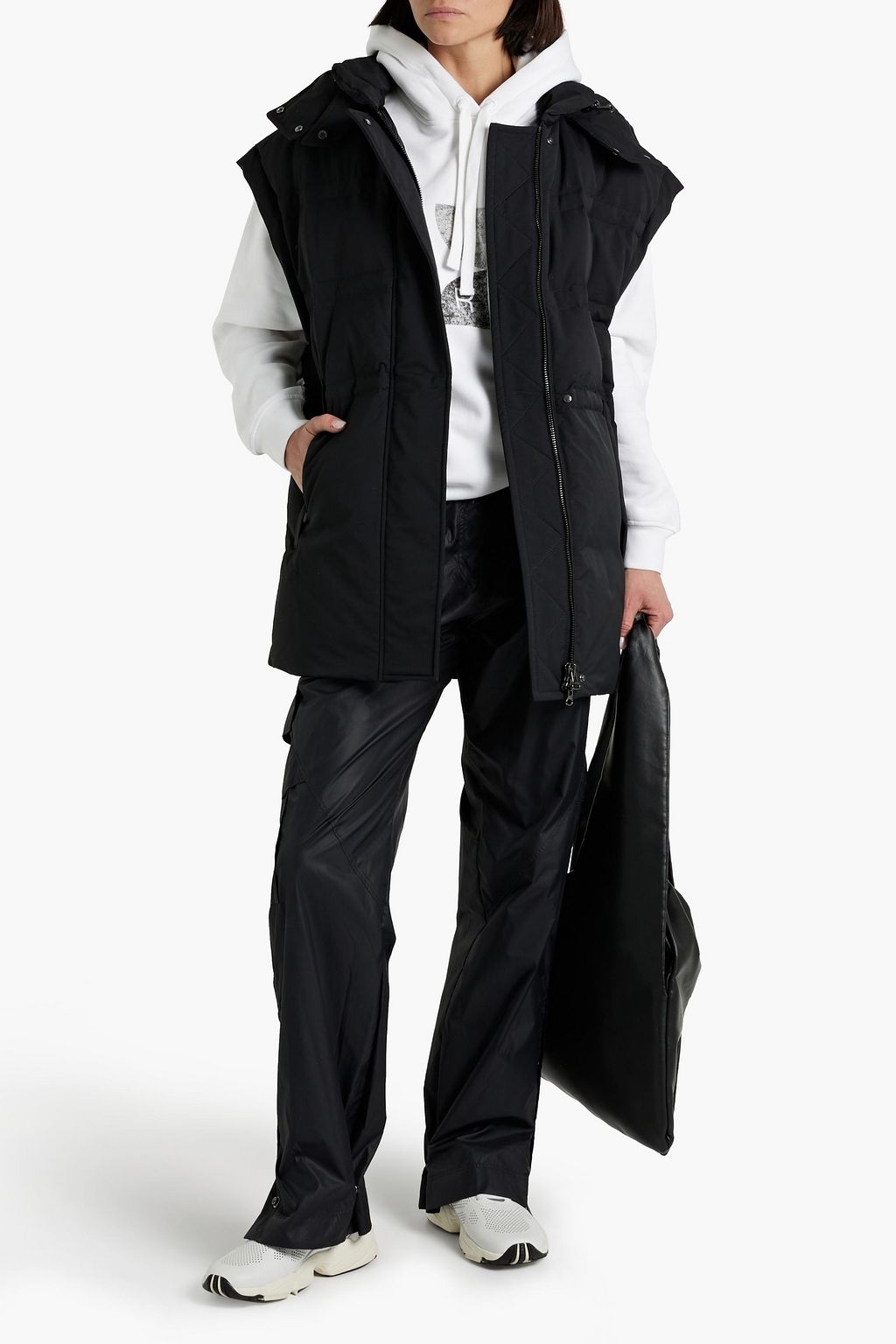 IRO Rove quilted shell hooded vest