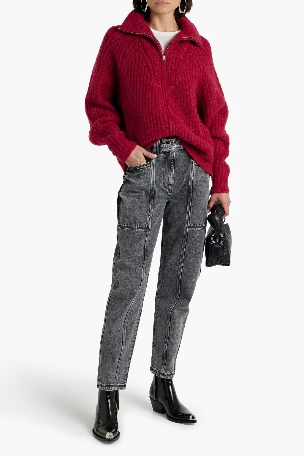 IRO Challain midrise tapered jeans THE