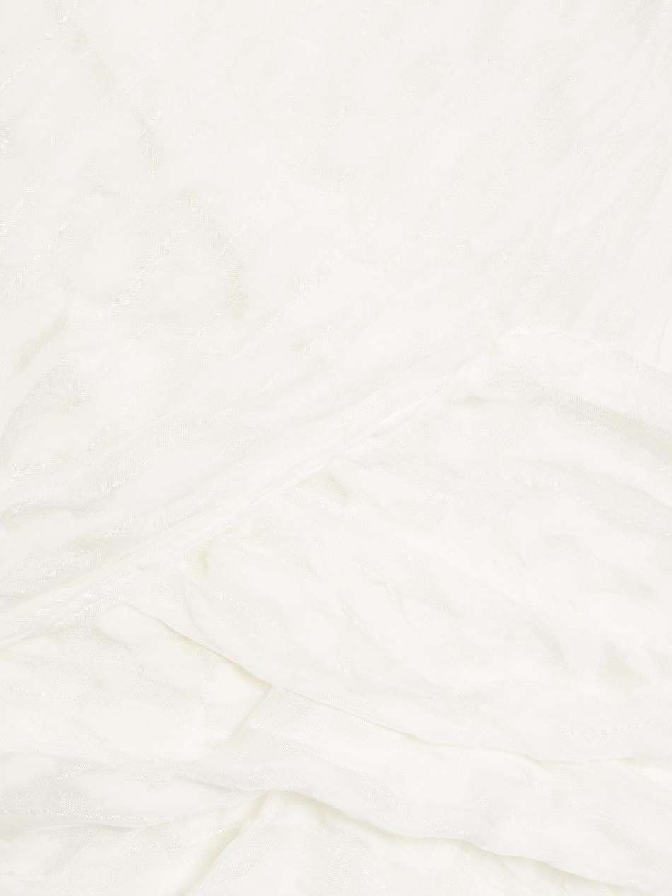 lexa wrap-effect devoré silk-chiffon midi dress