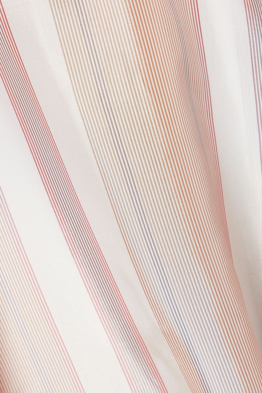 ACNE STUDIOS Striped satin shirt
