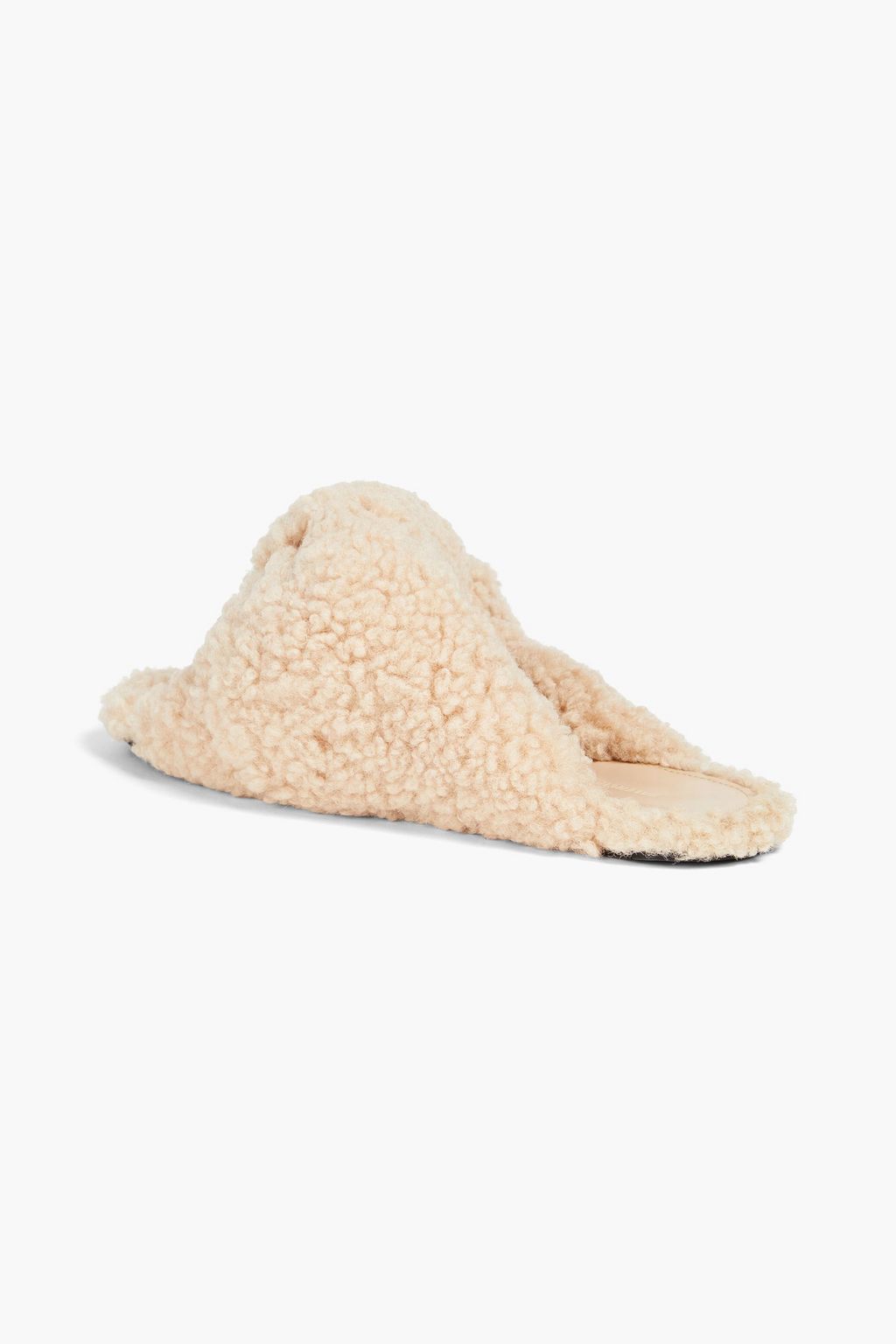 BALENCIAGA Faux shearling slides