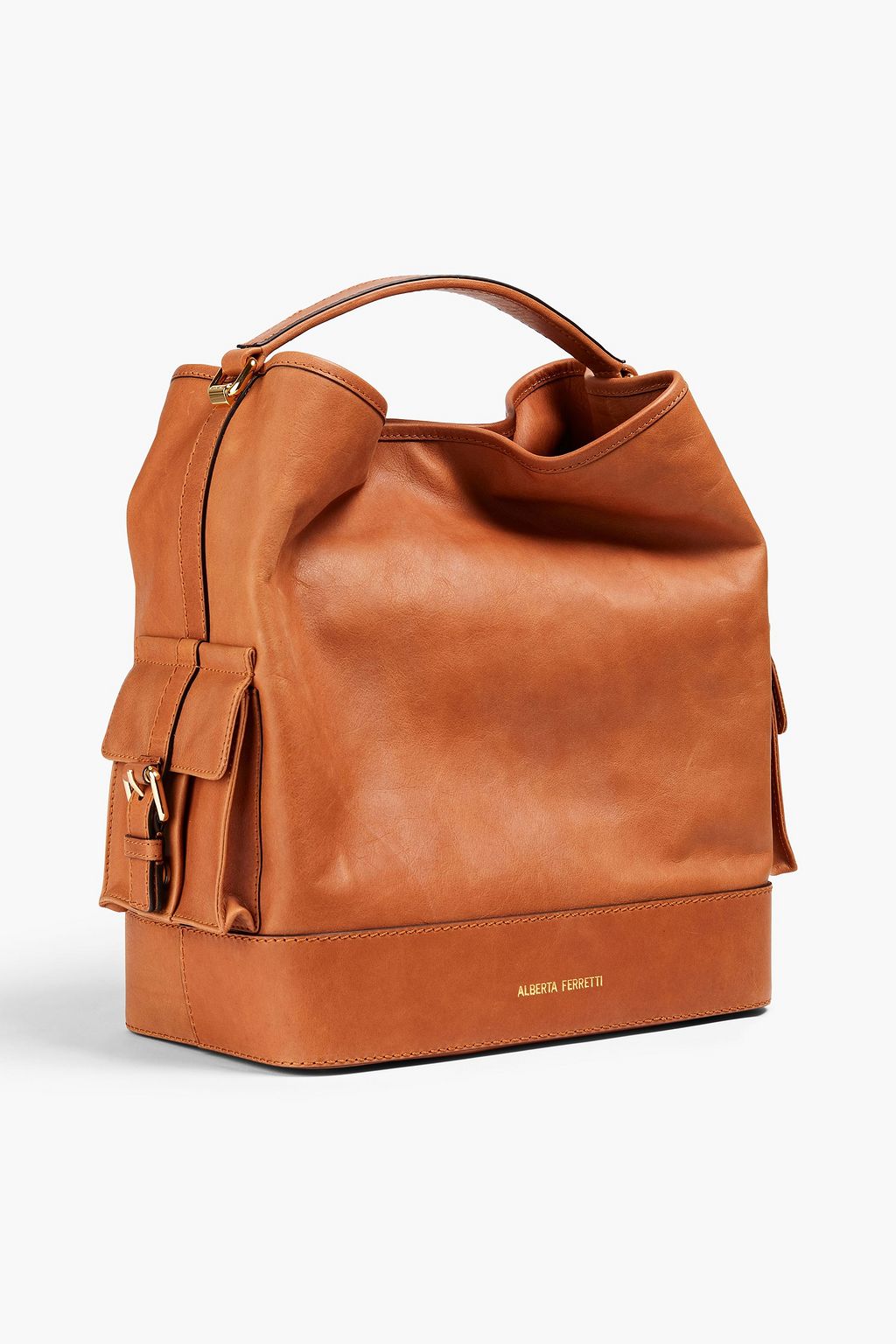 ALBERTA FERRETTI Leather bucket bag THE