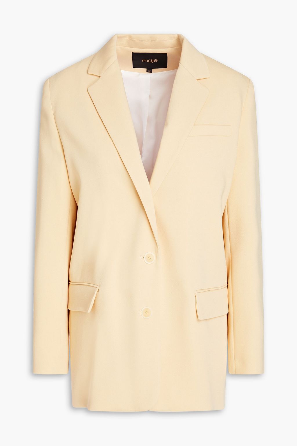 MAJE Lyocell-blend twill blazer | THE OUTNET