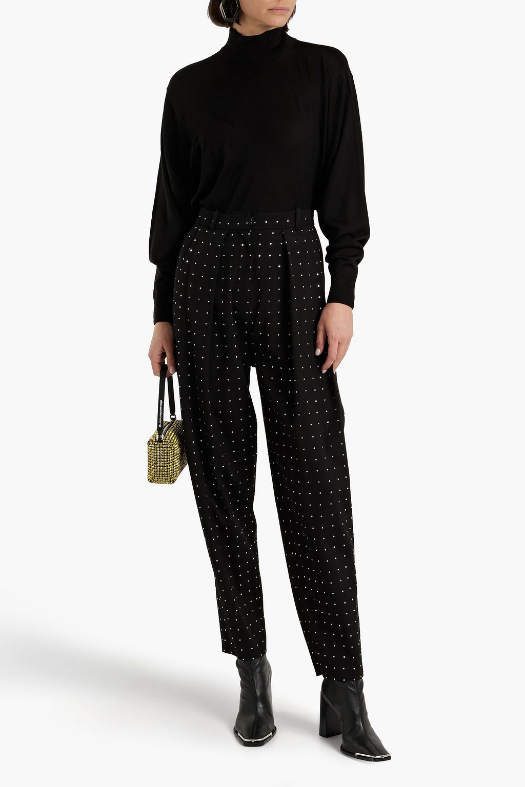 IRO Roma merino wool and silk-blend turtleneck sweater