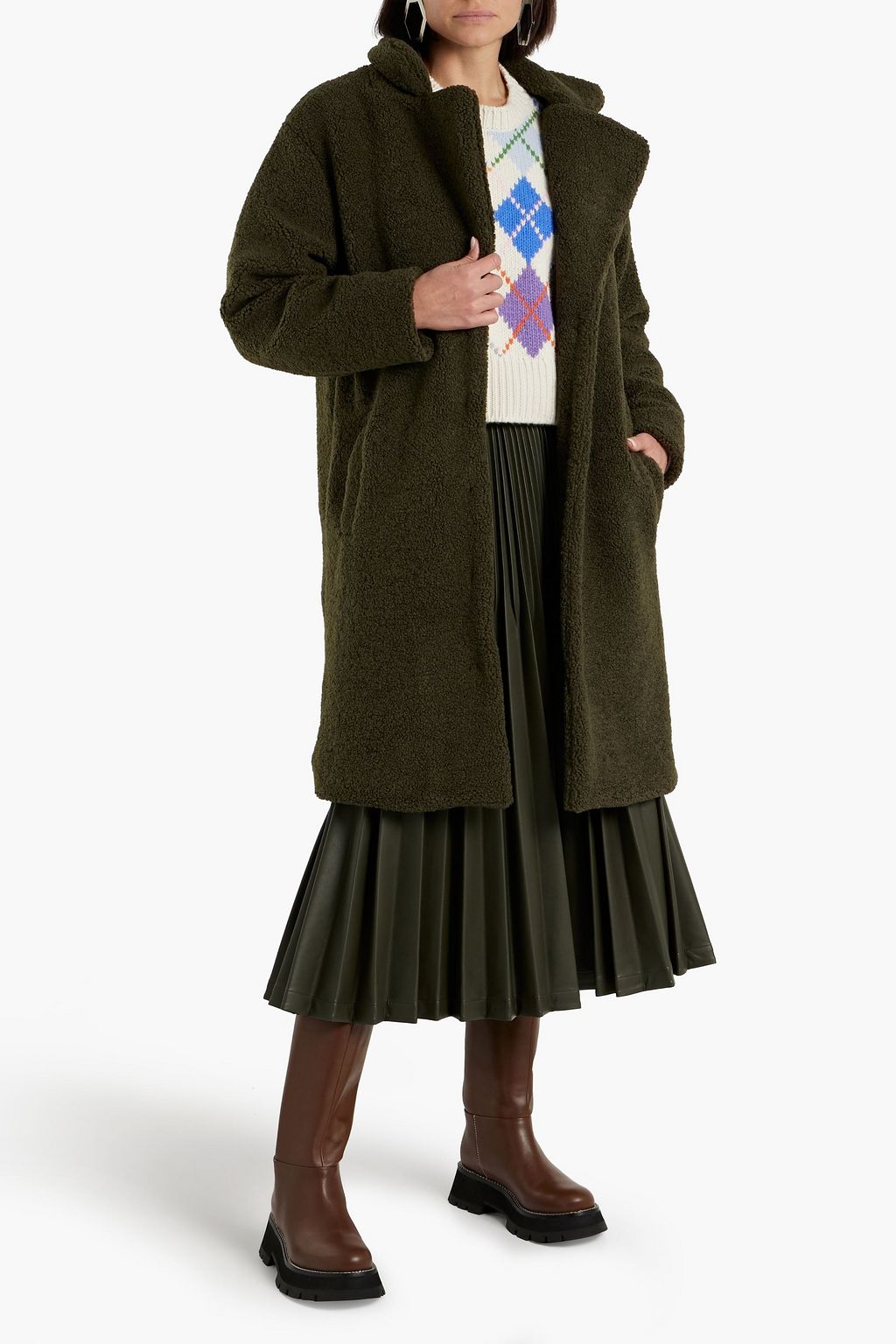 V BY MUUBAA Faux shearling coat