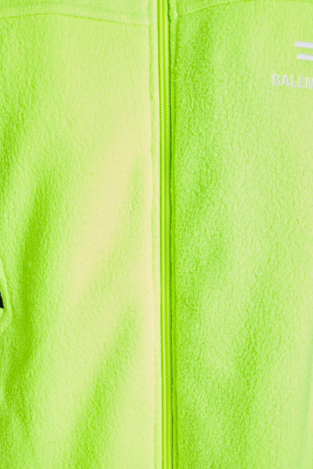 BALENCIAGA Logo-embroidered fleece jacket