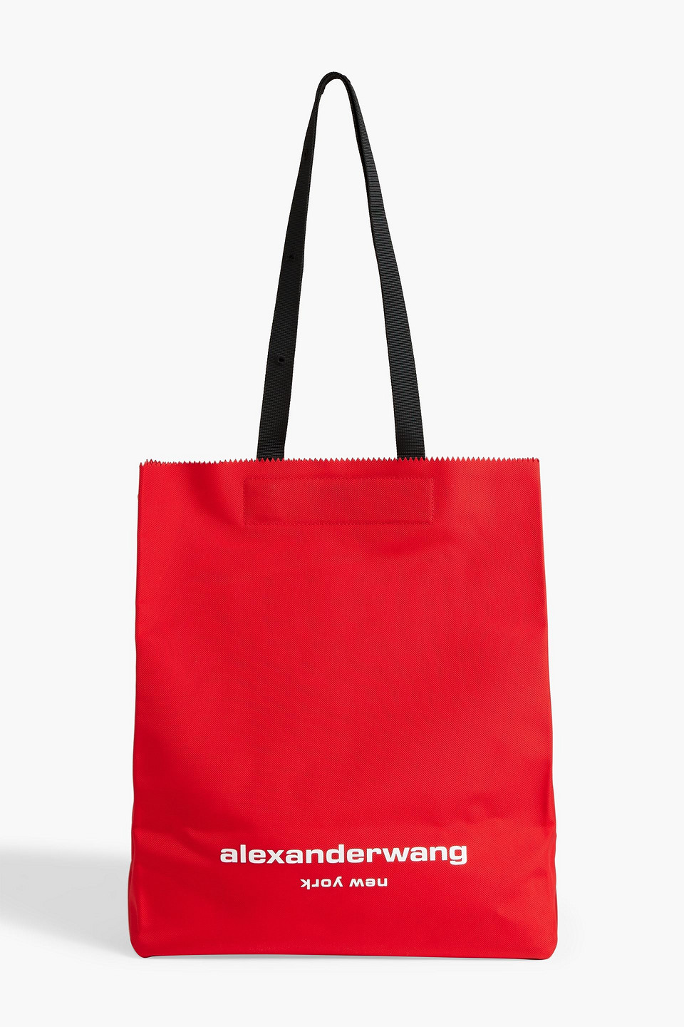 Alexander Wang Lunch Bag Printed Canvas Tote In Red