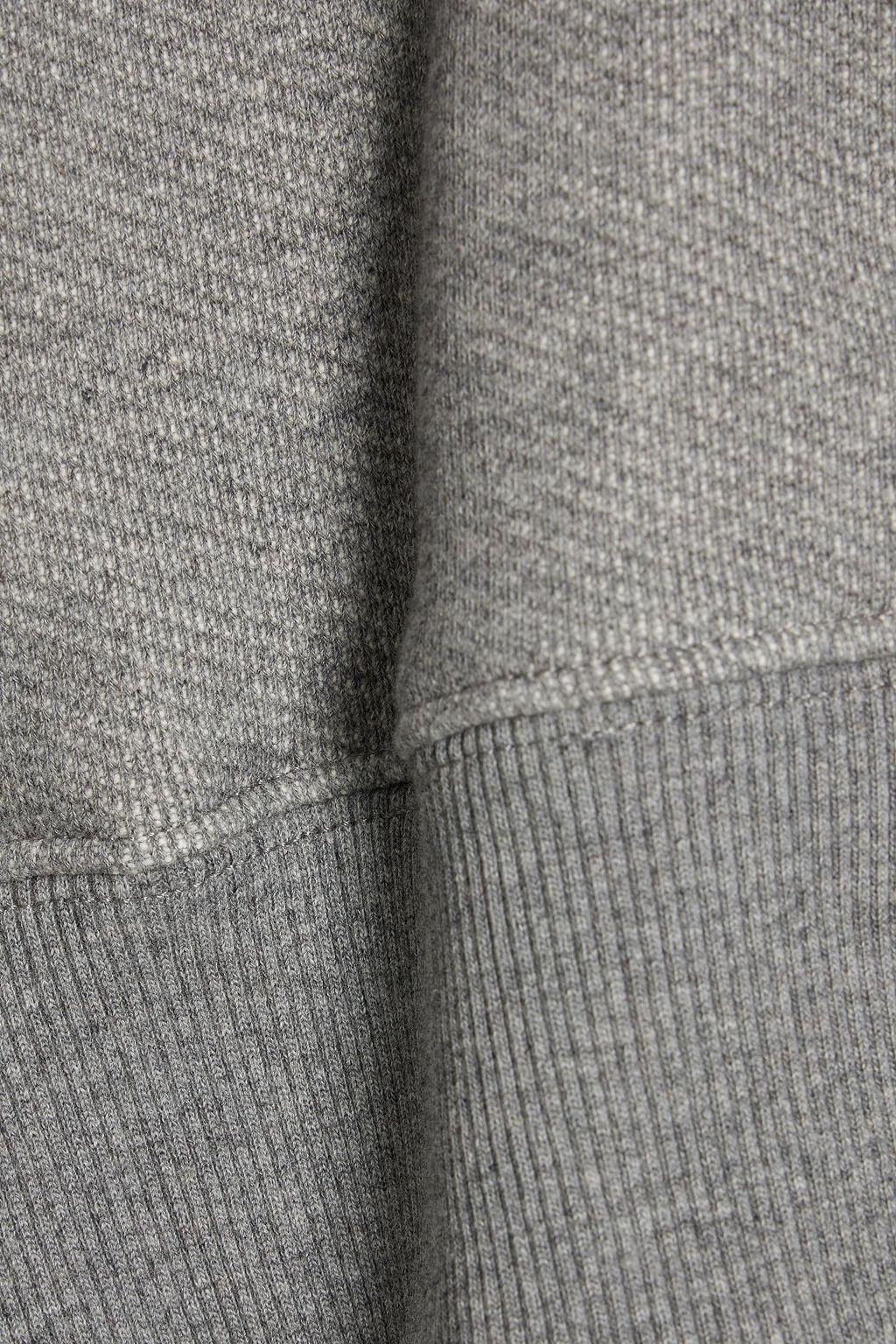 IRO Jilly printed French cotton-terry sweatshirt