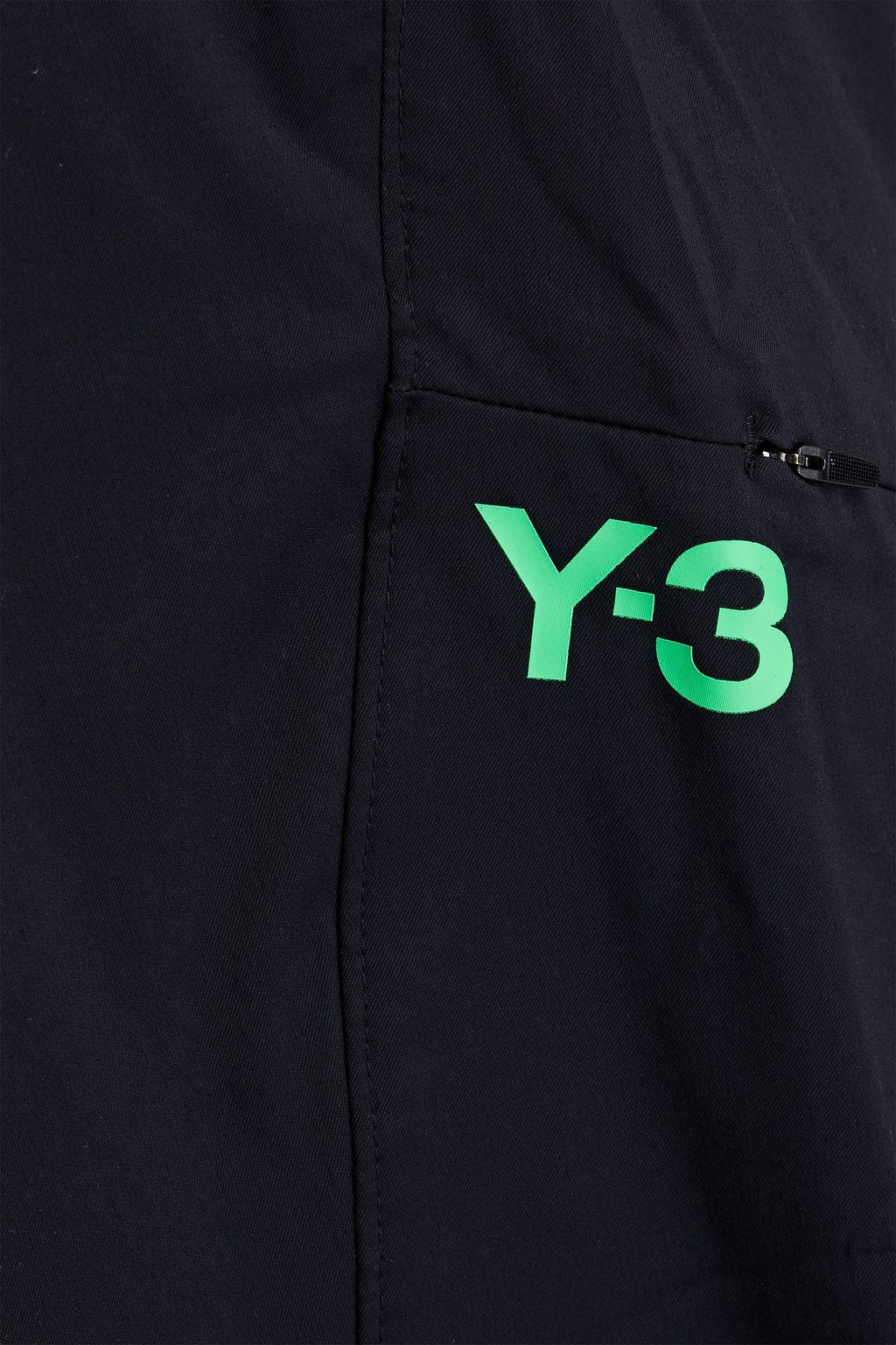 Y-3 Cropped printed shell track pants