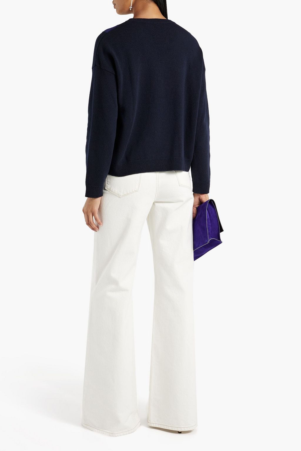 VALENTINO GARAVANI Striped wool and cashmere sweater