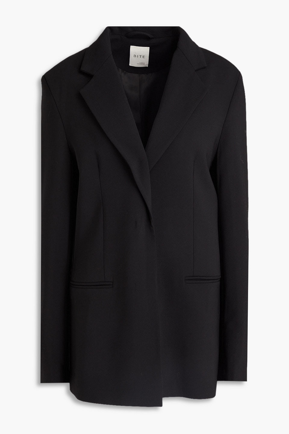 Bite Studios Wool-blend Blazer In Black