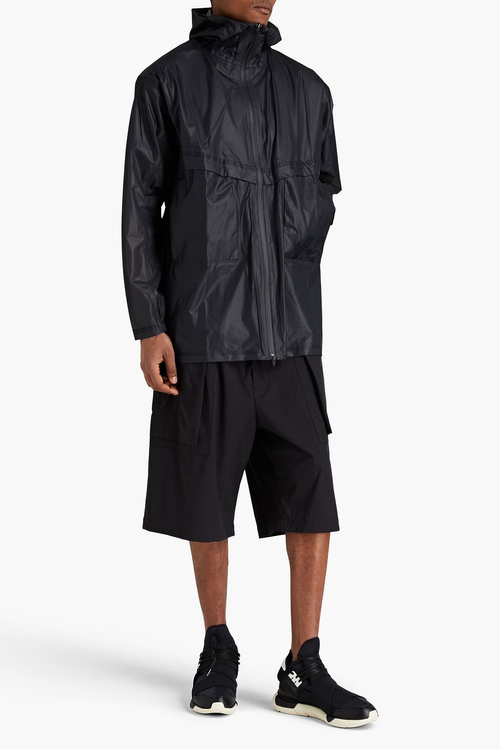Y-3 Shell hooded jacket