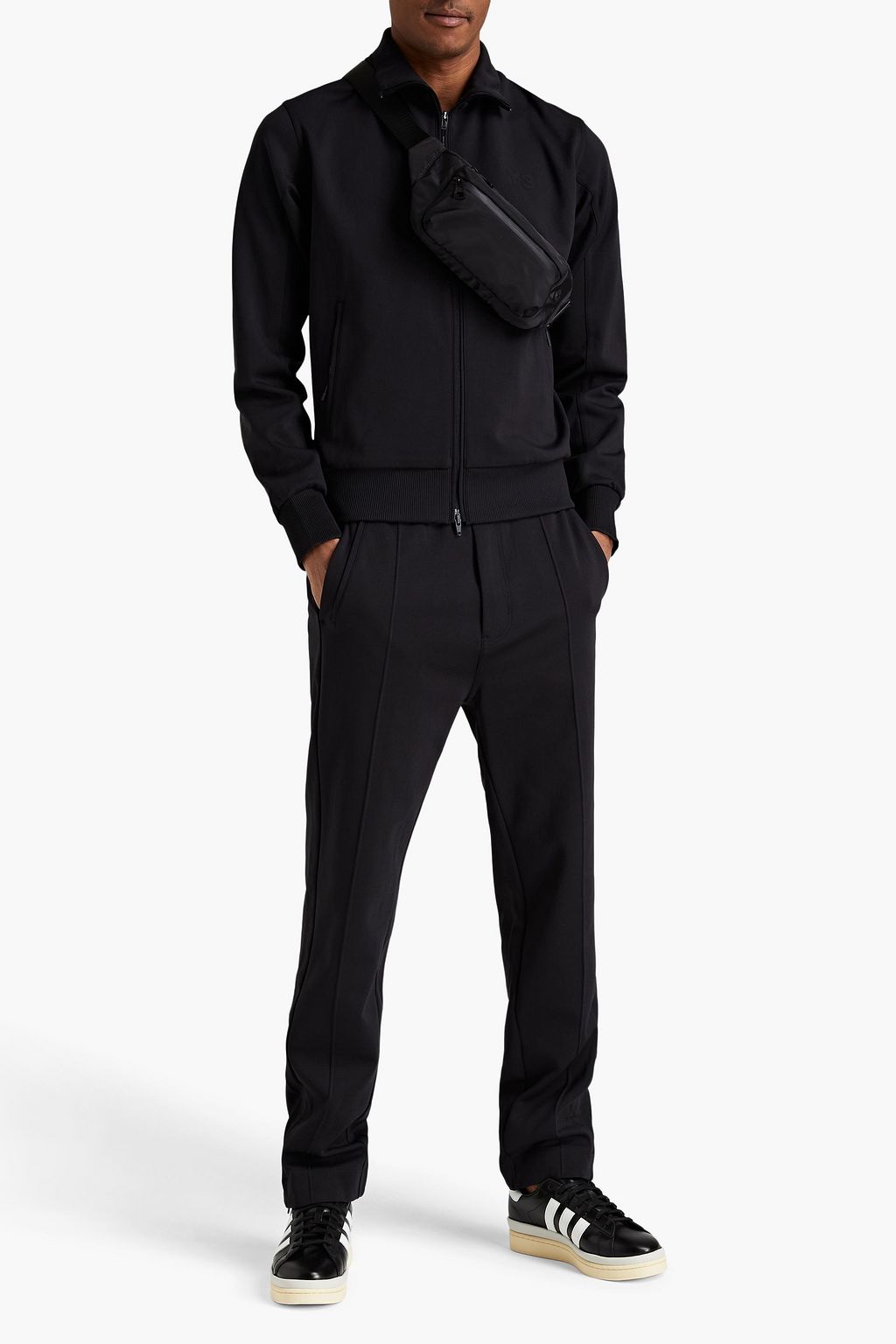 Y-3 Printed stretch track jacket