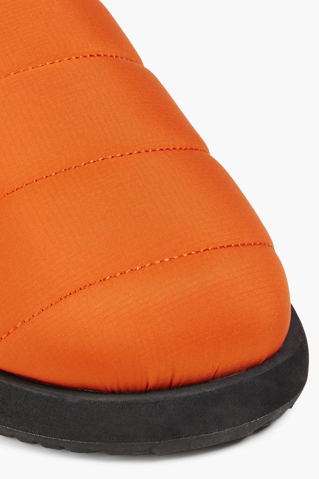 GOOD NEWS Namer quilted ripstop slingback slippers
