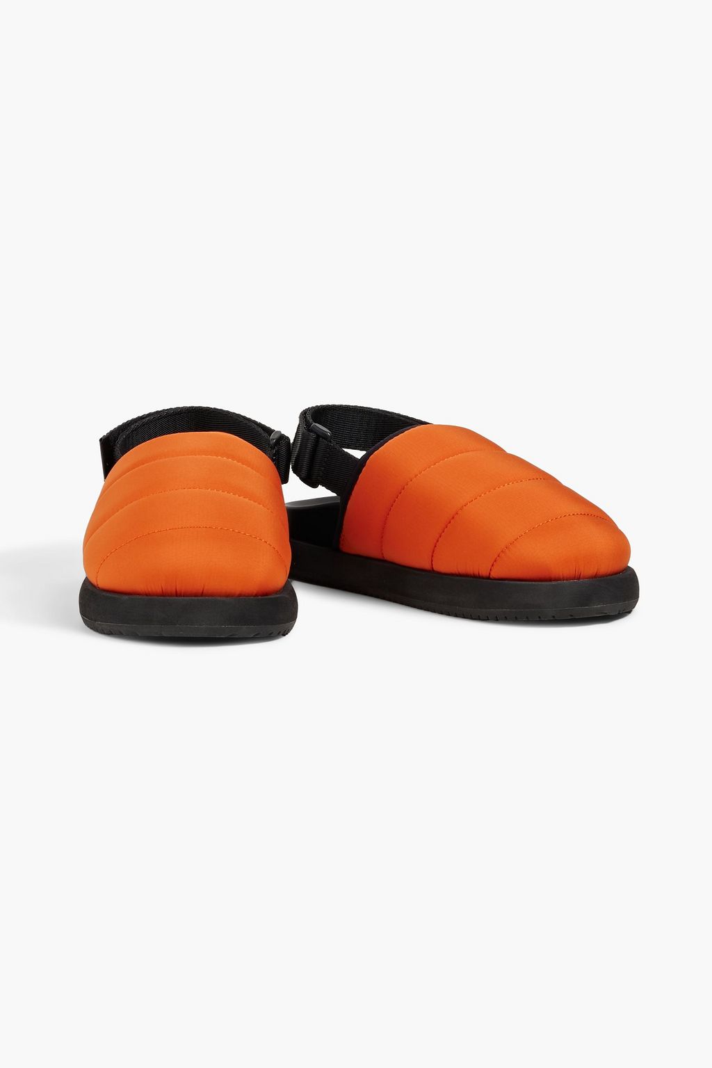 GOOD NEWS Namer quilted ripstop slingback slippers