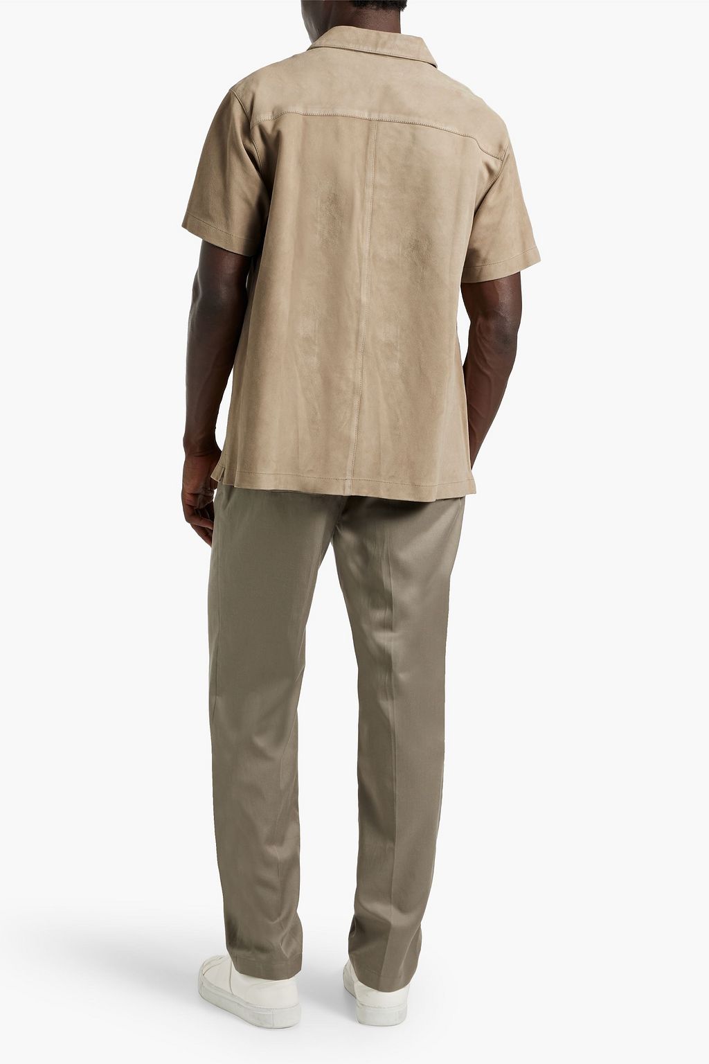 FRAME Lyocell and cotton-blend drawstring pants