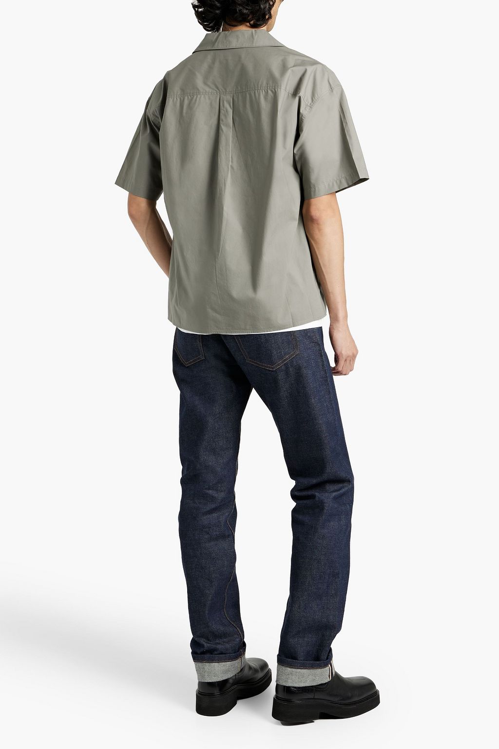 FRAME Cotton-poplin shirt