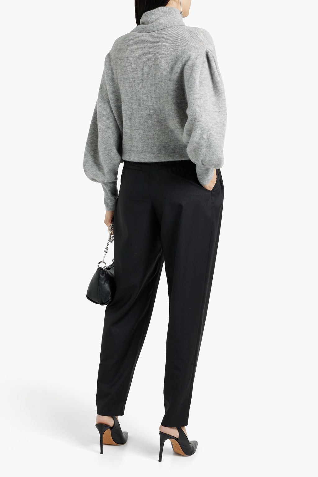 IRO Beyer pleated wool-twill tapered pants