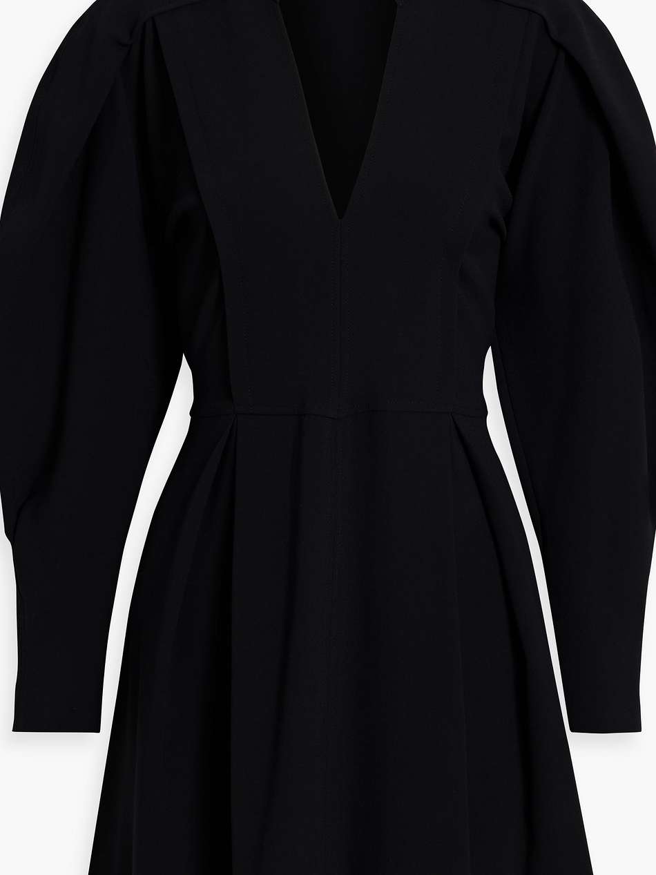 jiji pleated crepe mini dress