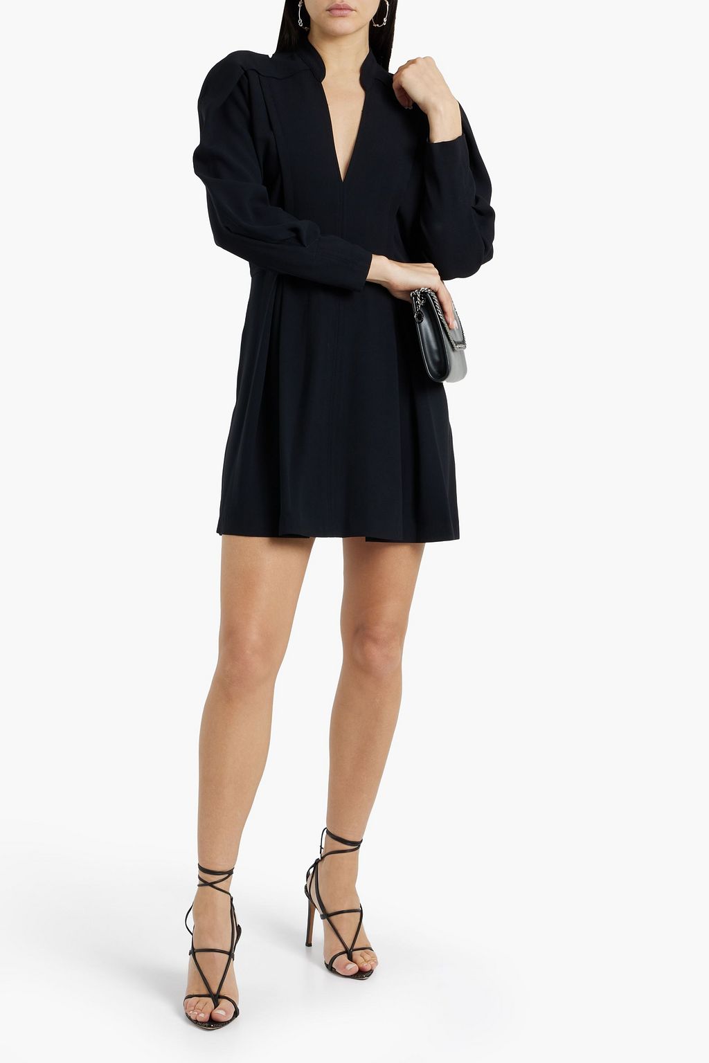 IRO Jiji pleated crepe mini dress