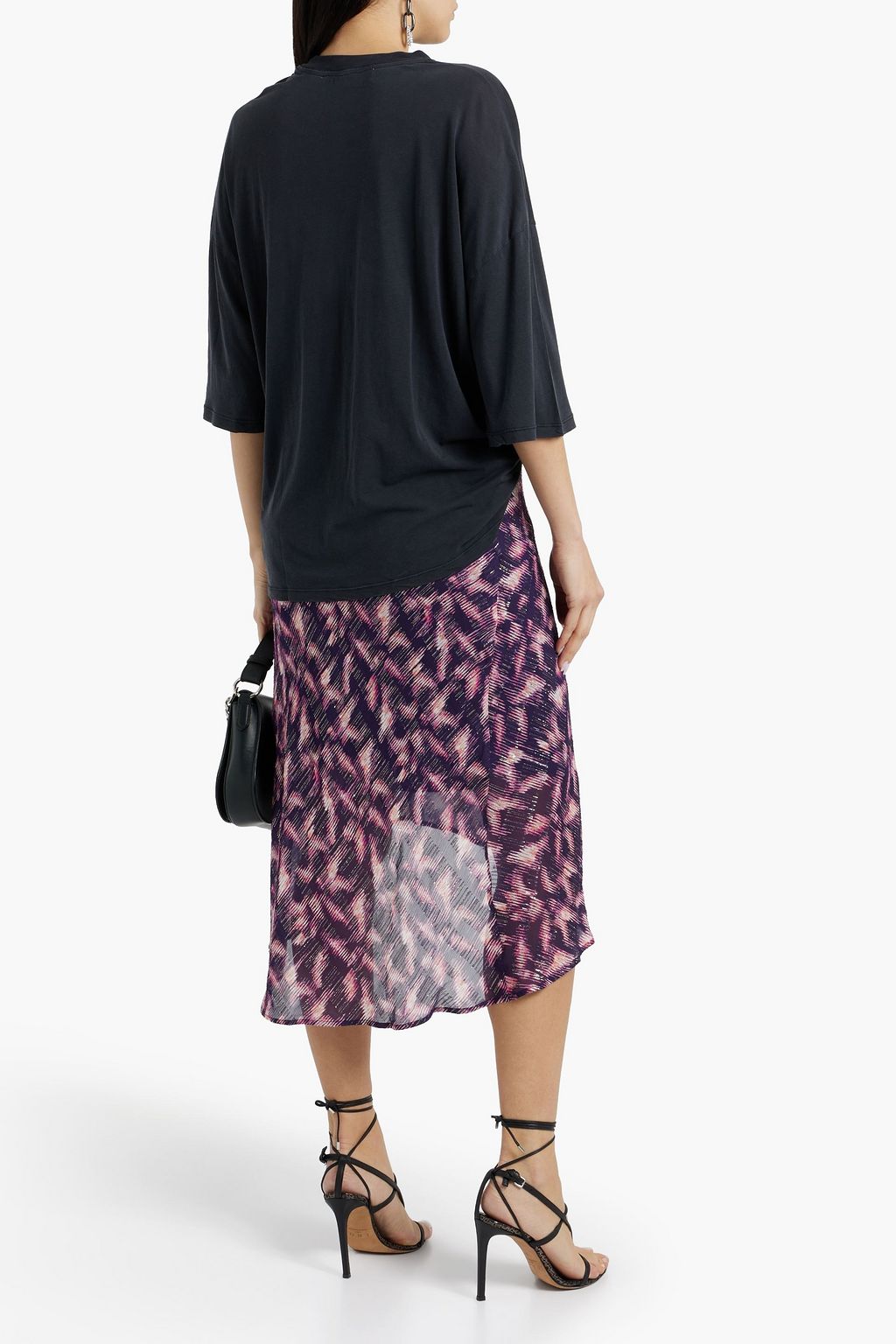 IRO Willo oversized printed Lyocell and cotton-blend T-shirt