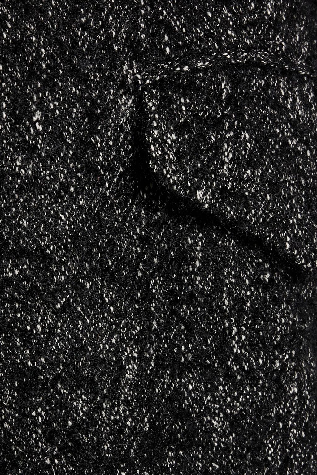 IRO Cares brushed tweed coat