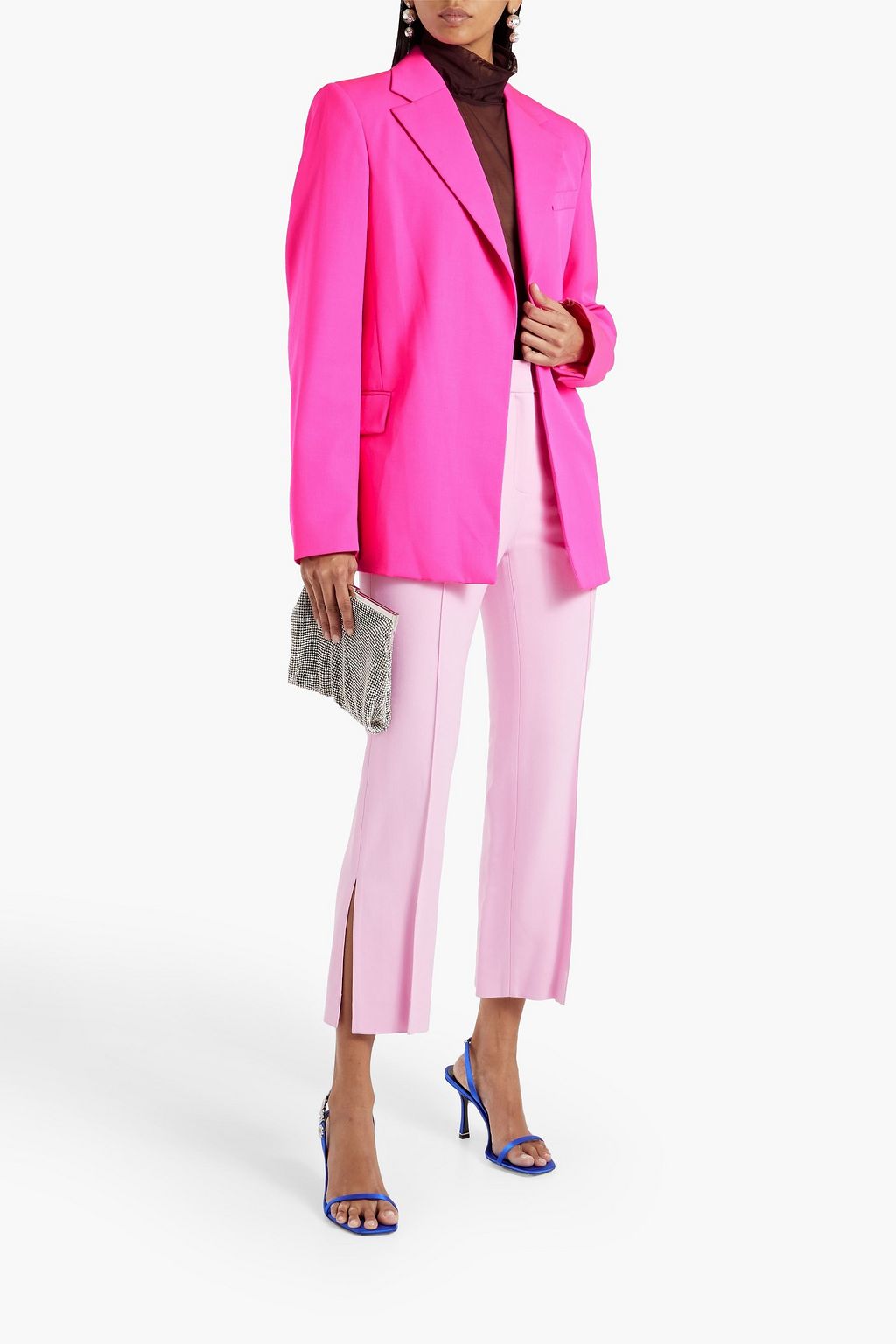 VALENTINO GARAVANI Neon wool blazer