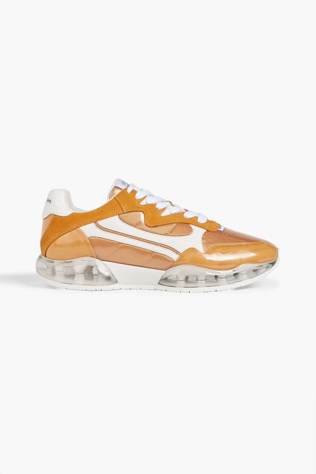 Stadium PVC leather and suede sneakers
