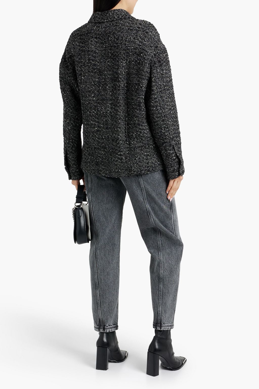 IRO Derya bouclé-knit wool-blend jacket