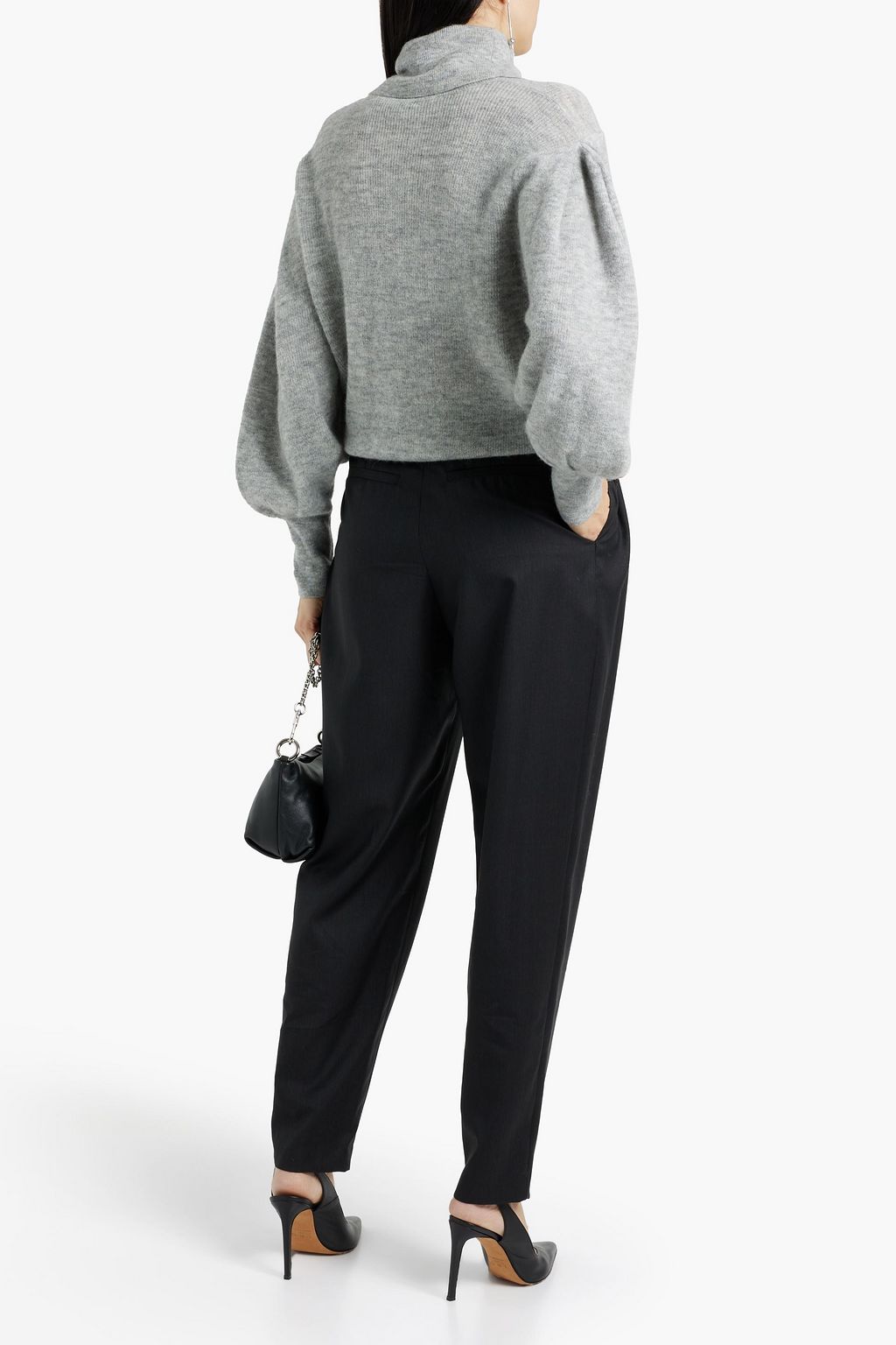 IRO Edyna mélange knitted turtleneck sweater