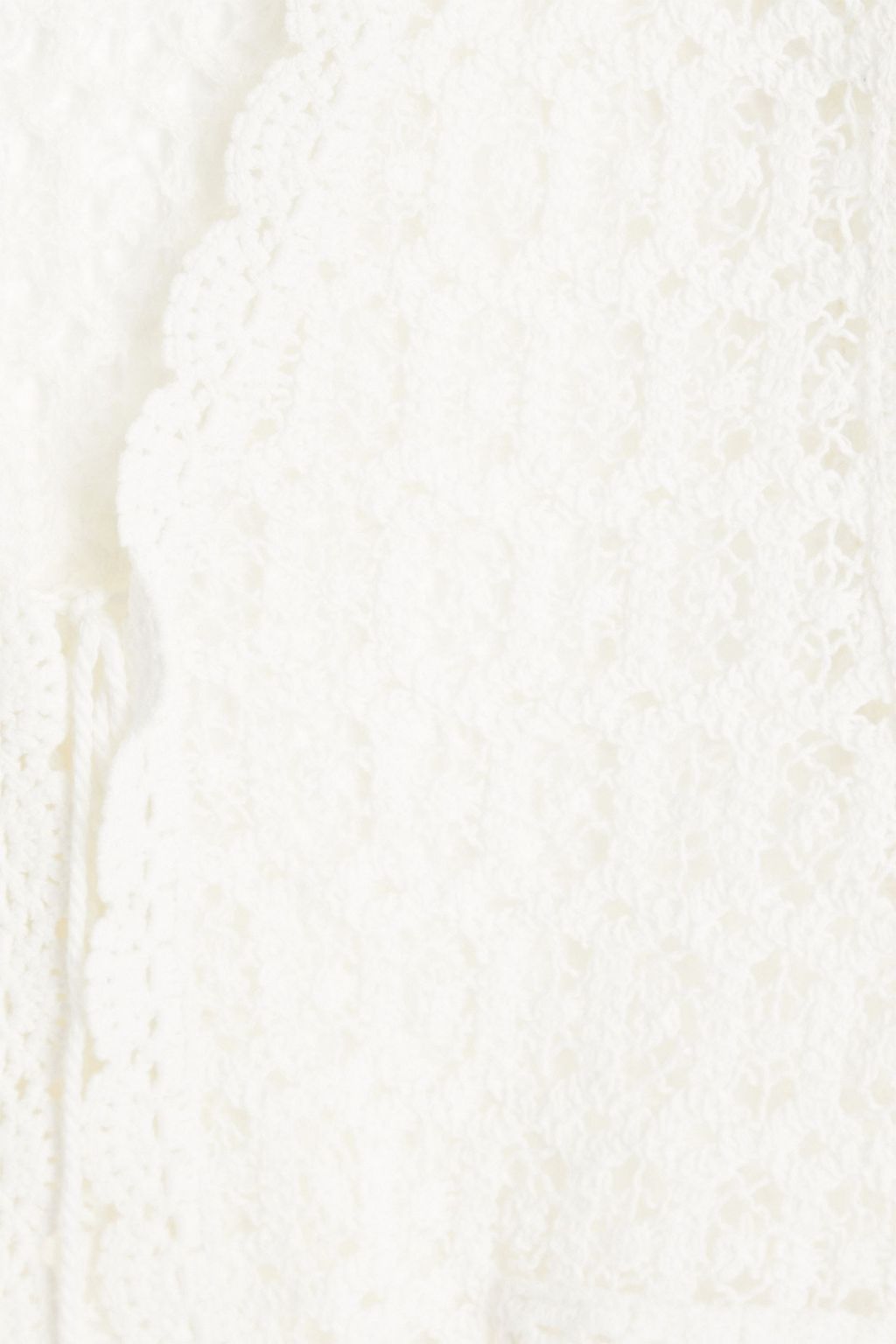 MAJE فيست من القطن بحبكة كروشيه