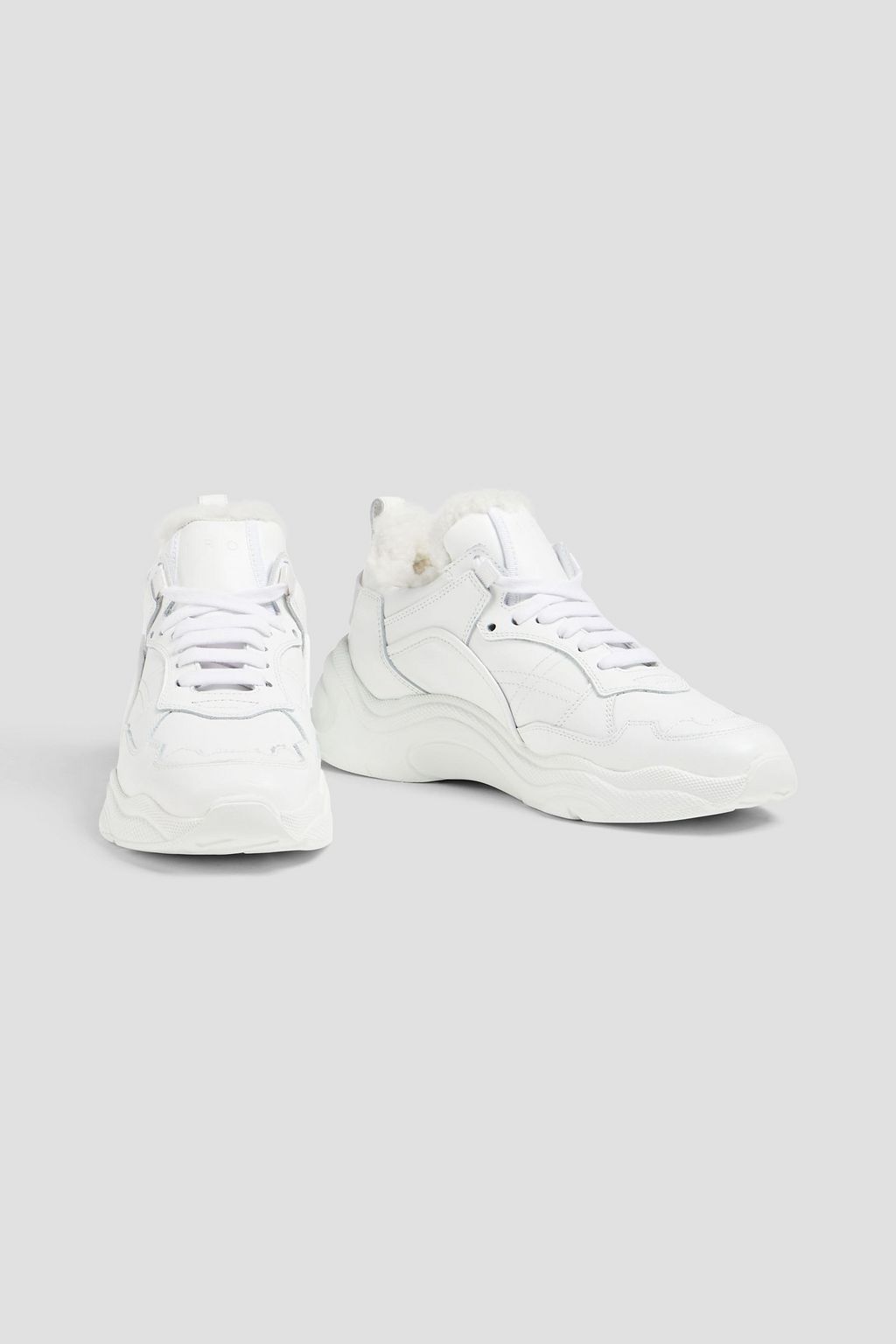 IRO Curve Runner mesh and suede sneakers