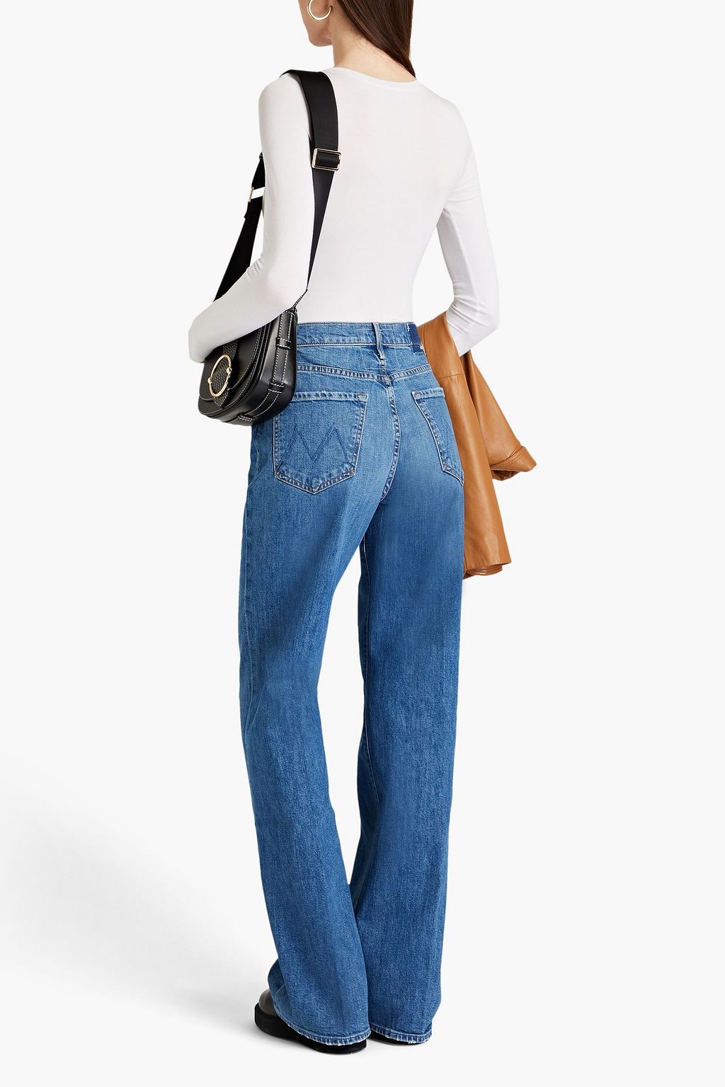 MOTHER The Maven Heel high-rise straight-leg jeans