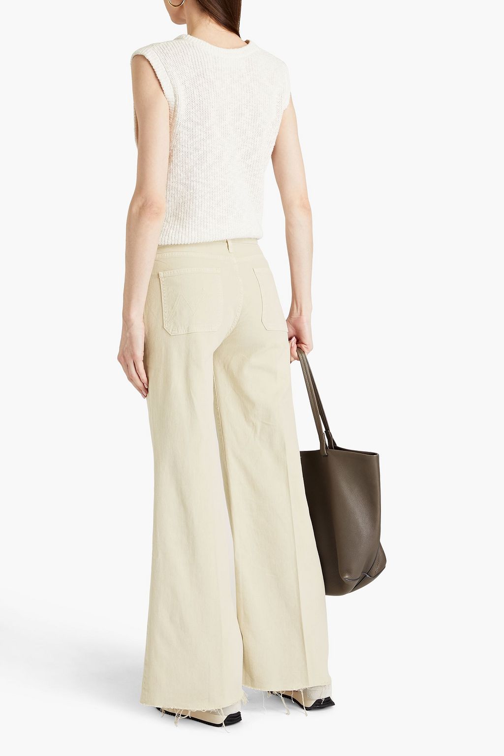 MOTHER High-rise wide-leg jeans
