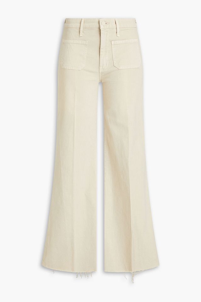 High-rise wide-leg jeans