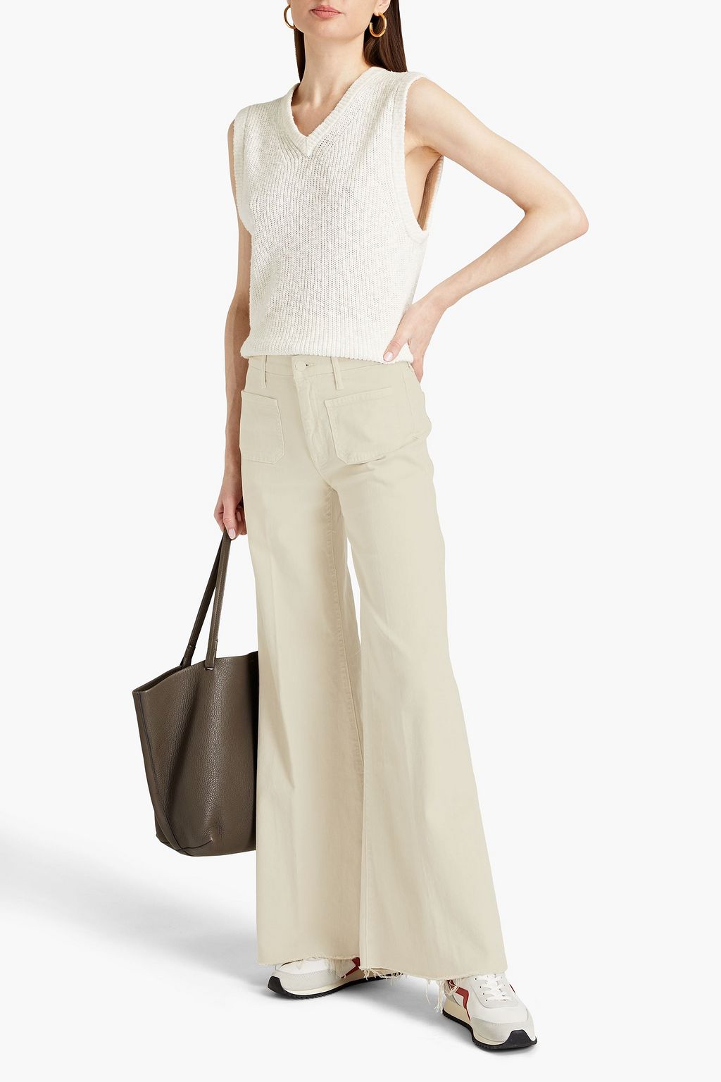 MOTHER High-rise wide-leg jeans