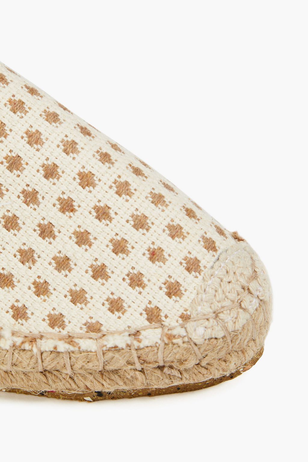 PAULA TORRES Laura two-tone woven espadrilles