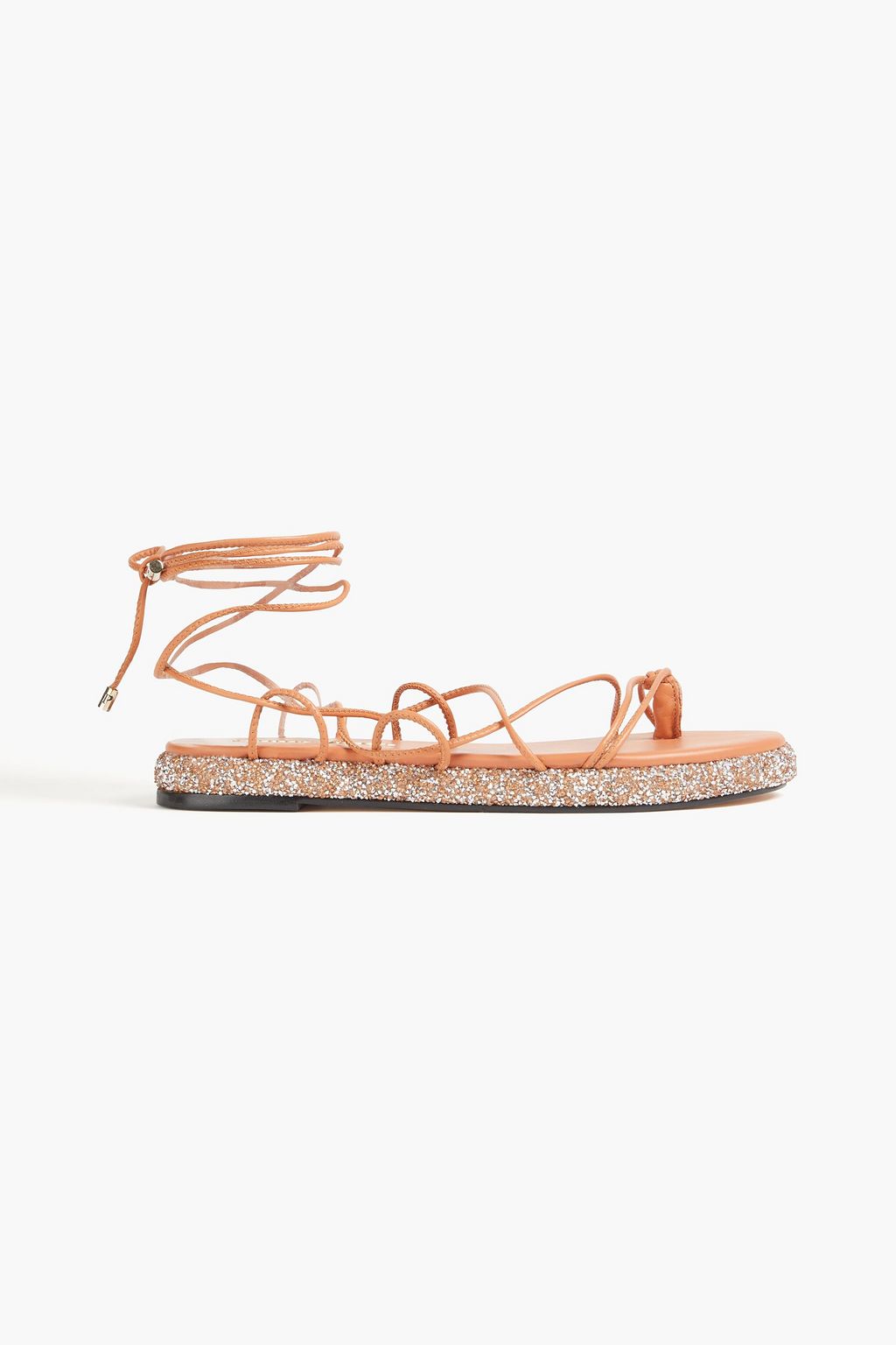 PAULA TORRES Sofia lace-up embellished leather sandals | THE OUTNET