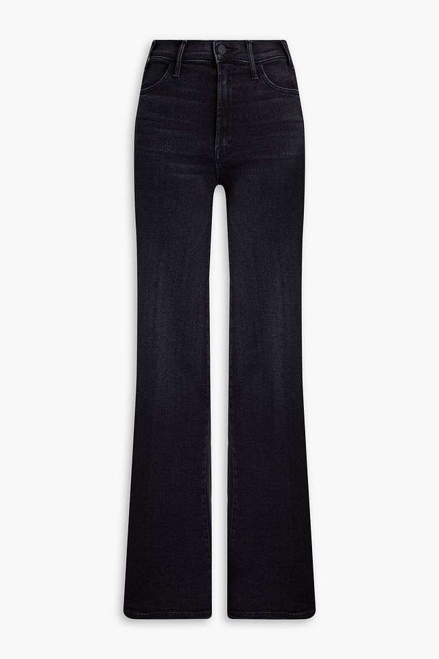 High-rise flared jeans