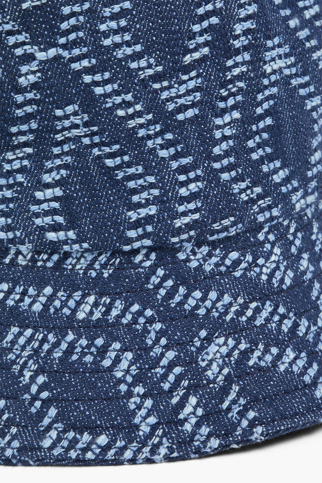 MAJE Fischerhut aus Jacquard aus einer Baumwollmischung