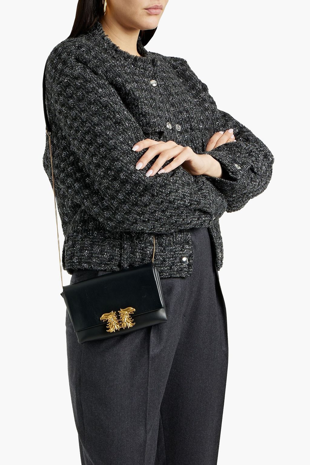 VALENTINO GARAVANI Maison Gryphons leather shoulder bag