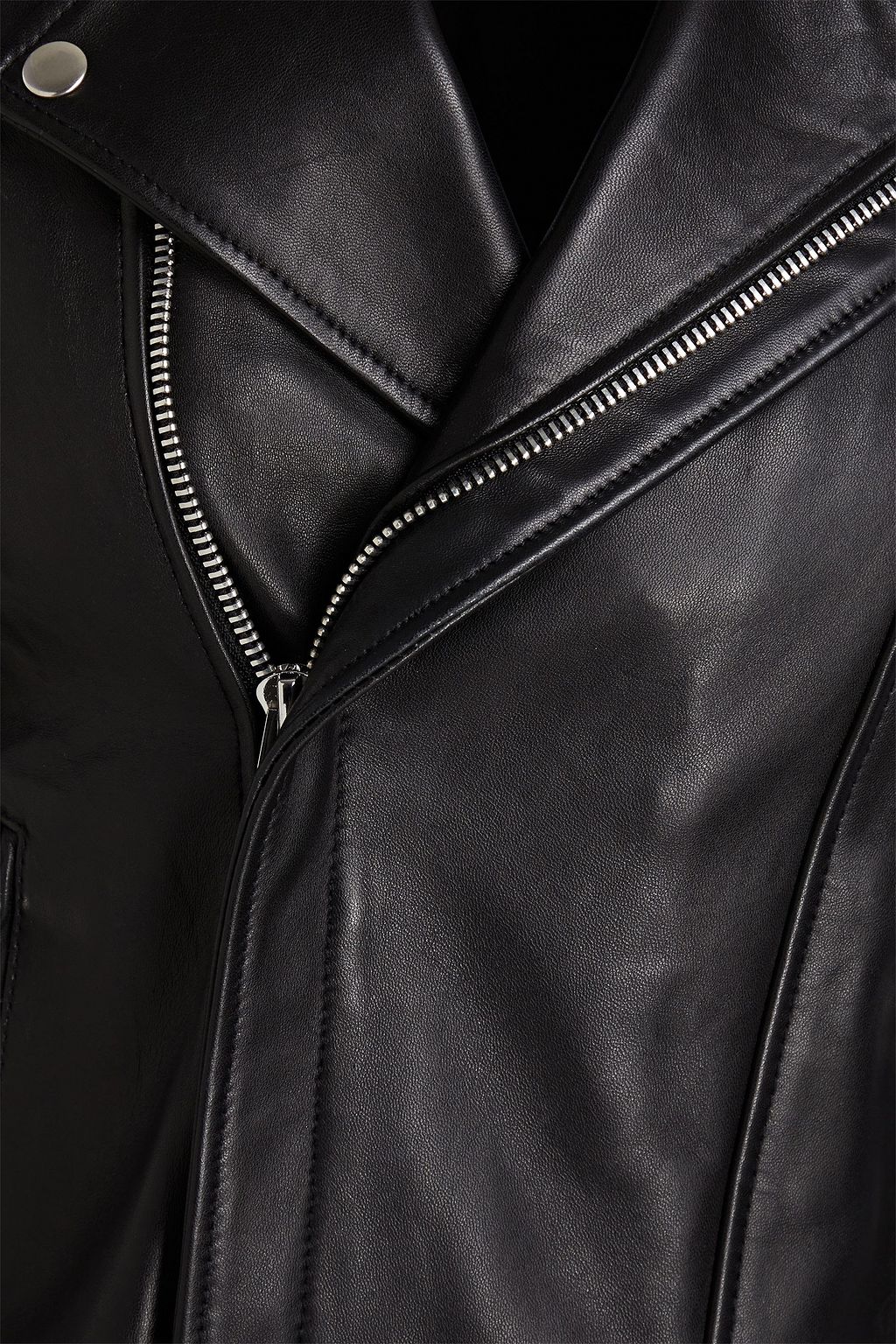 MAJE Leather biker jacket