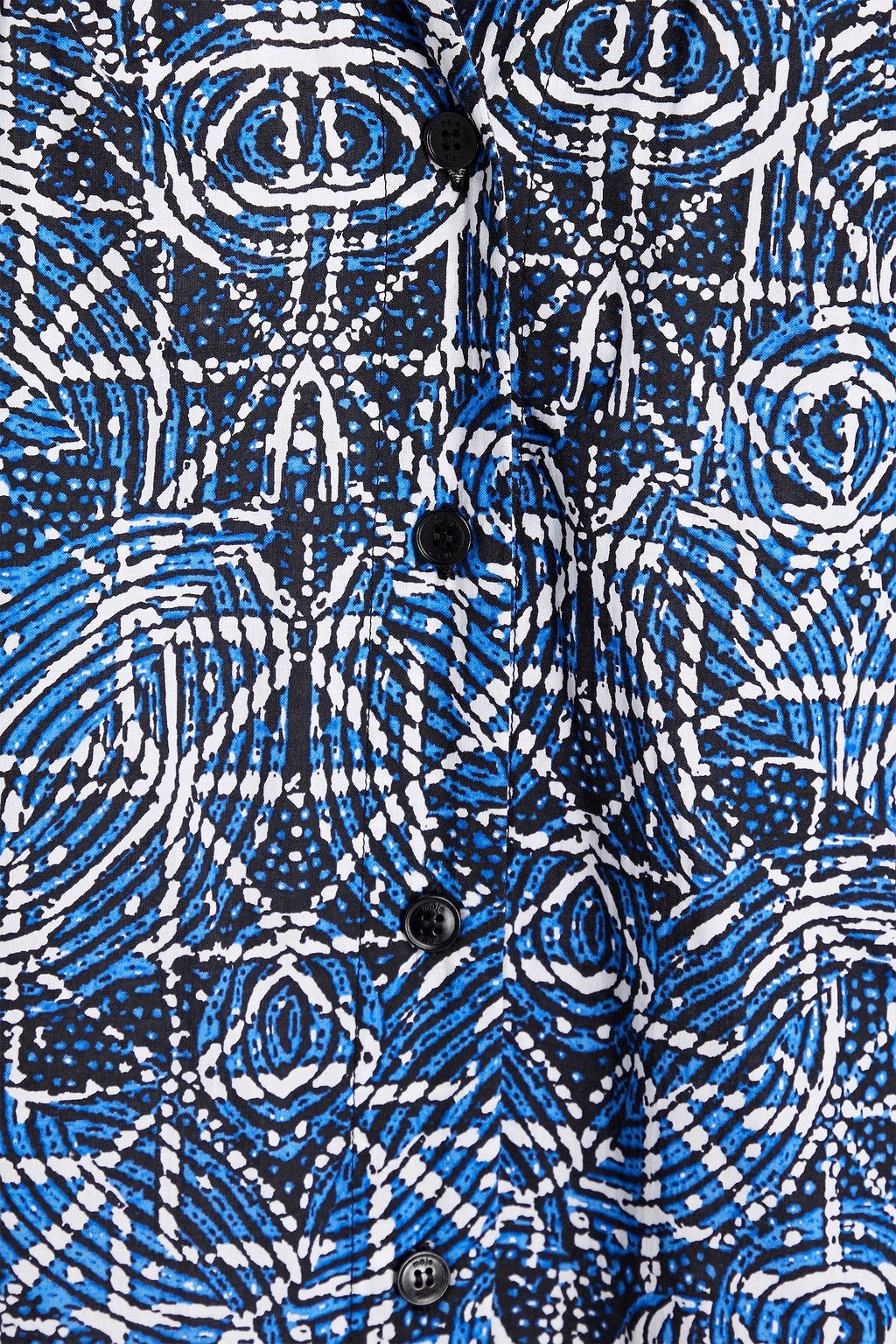 MAJE Printed cotton blouse
