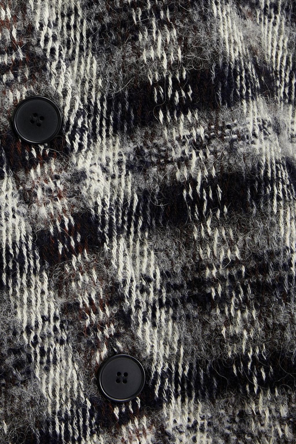 IRO Elioick oversized checked tweed coat