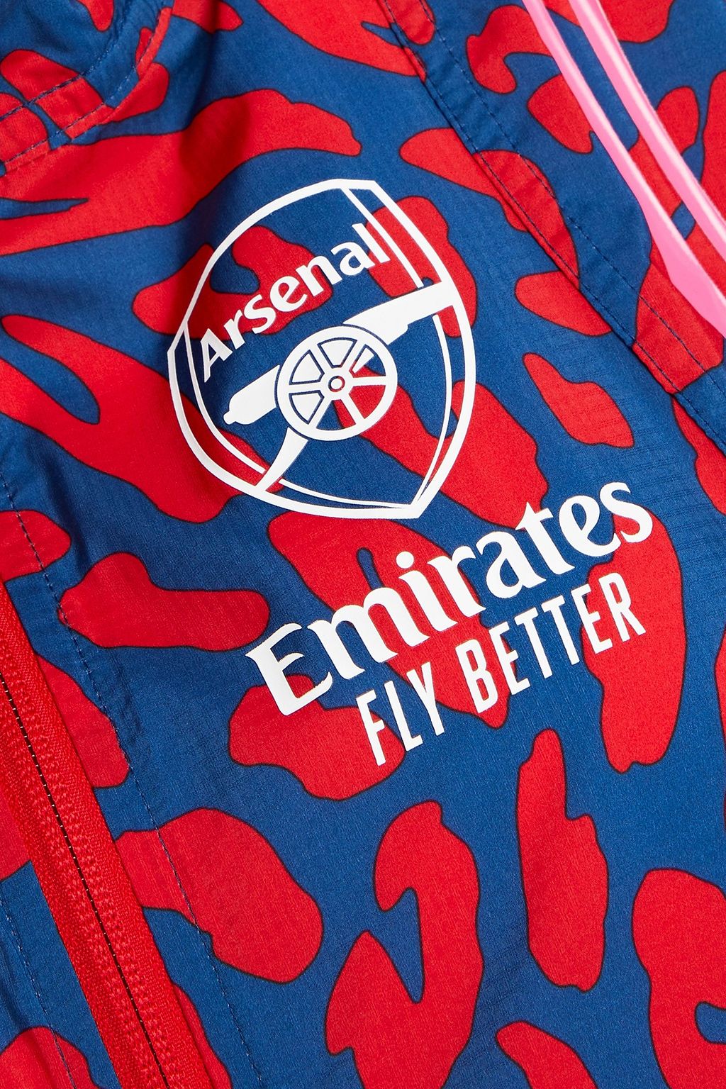 ADIDAS BY STELLA MCCARTNEY Printed mesh-paneled shell track jacket