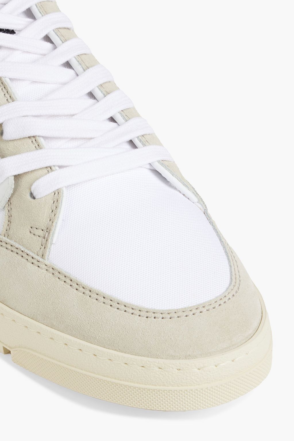 OFF-WHITE™ 5.0 leather, suede and canvas sneakers