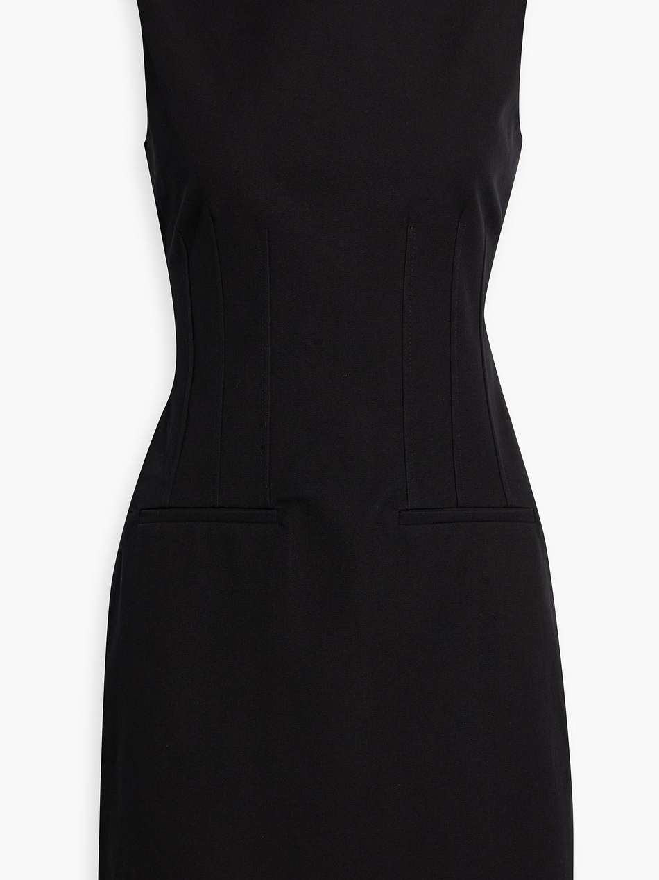 cotton-blend mini dress