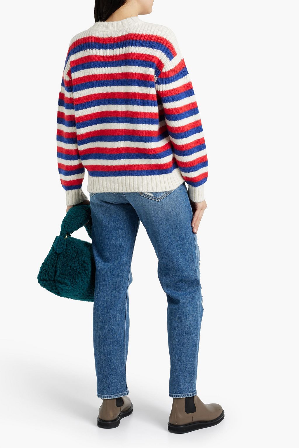 MOTHER Study Hover high-rise straight-leg jeans